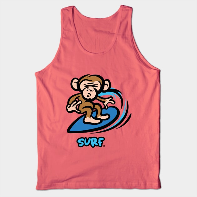 Surf Monkey Tank Top by Yurko_shop